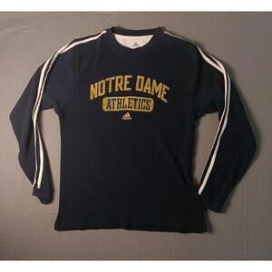 VTG UNIVERSITY OF NOTRE DAME ATHLETICS LONG-SLEEVE THERMAL PULLOVER MEDIUM